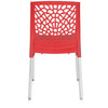 Nilkamal Novella 19 Plastic Armless Chair (Bright Red)