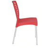 Nilkamal Novella 19 Plastic Armless Chair (Bright Red)