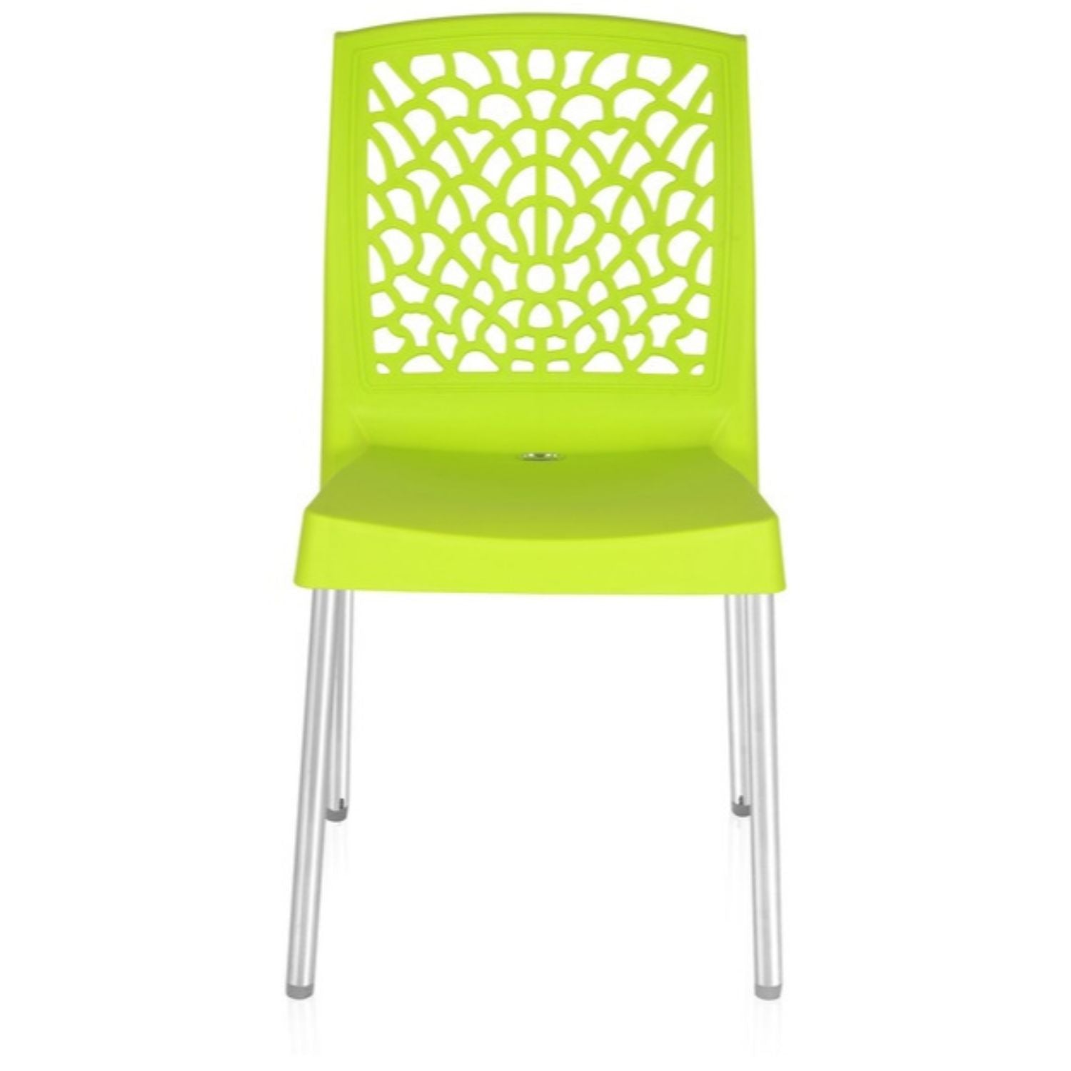 Nilkamal Novella 19 Plastic Armless Chair (Citrus Green)
