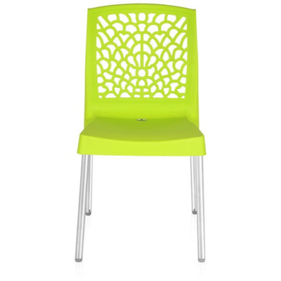 Nilkamal Novella 19 Plastic Armless Chair (Citrus Green)