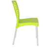 Nilkamal Novella 19 Plastic Armless Chair (Citrus Green)