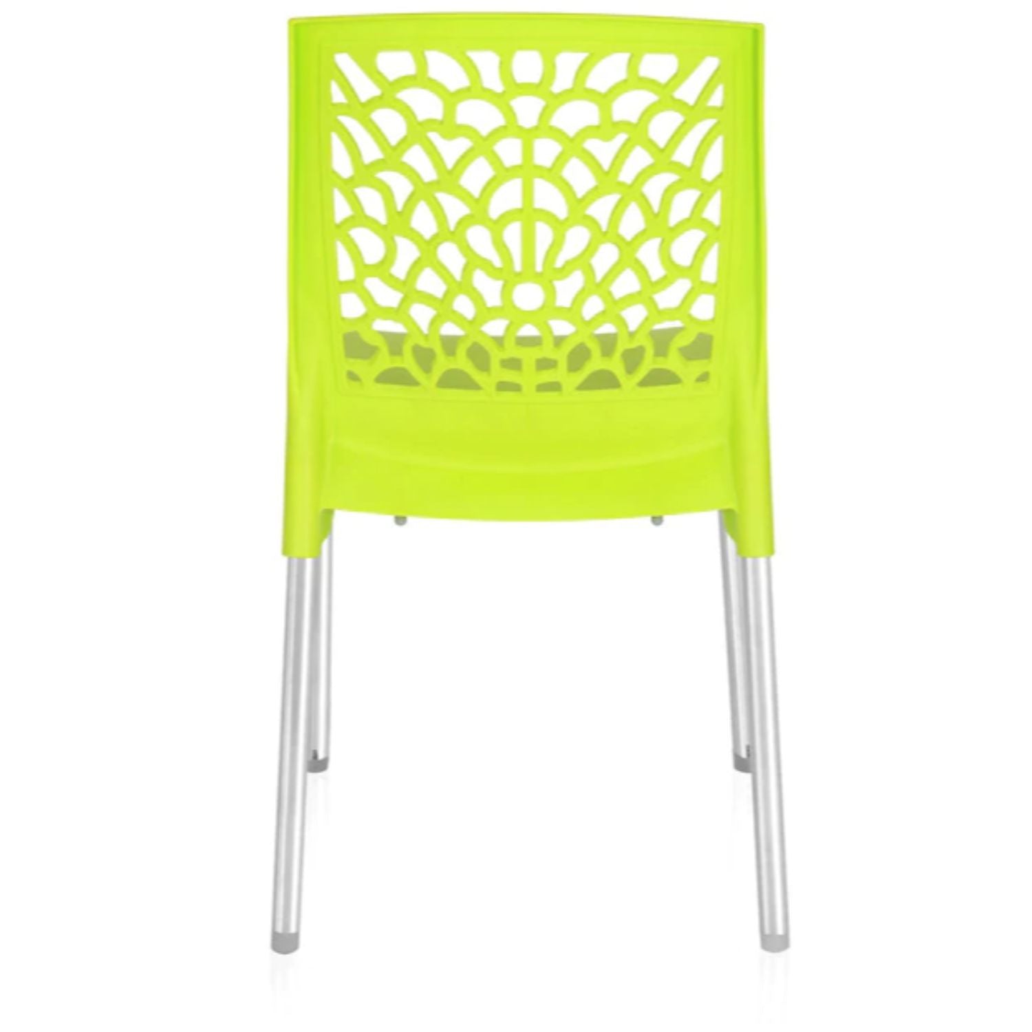 Nilkamal Novella 19 Plastic Armless Chair (Citrus Green)