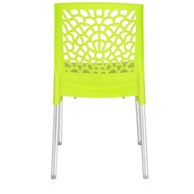 Nilkamal Novella 19 Plastic Armless Chair (Citrus Green)