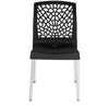 Nilkamal Novella 19 Plastic Armless Chair (Iron Black)