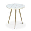 Nilkamal Nysa Marble Side Table (White)