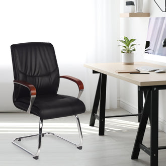 Nilkamal Boss Visiting Chair (Black)