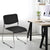 Nilkamal Contract 01 with Arm Fabric Chair (Black)