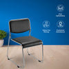 Nilkamal Contract 01 without Arm Visitor Chair (Black)