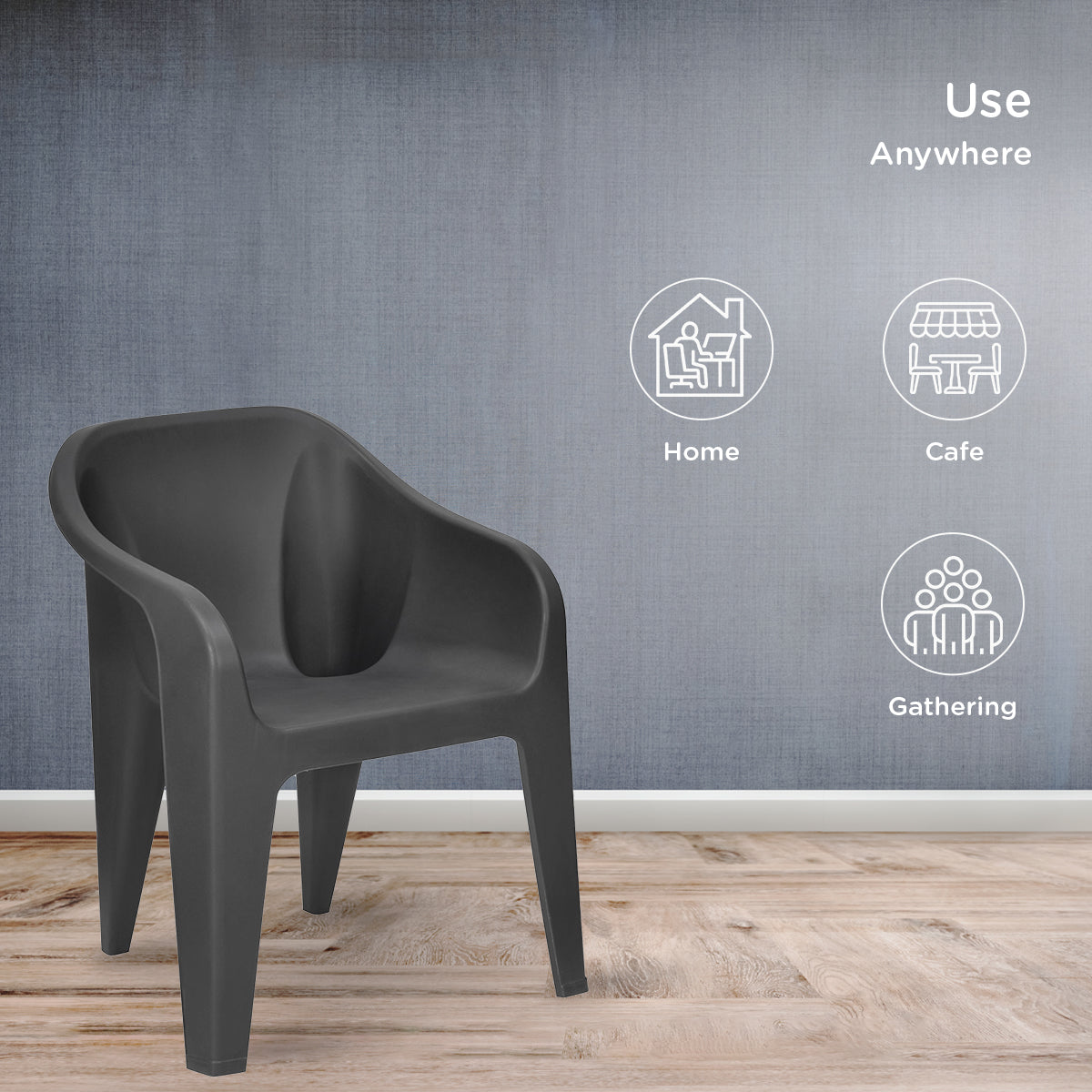 Nilkamal Eeezy Go Plastic Arm Chair