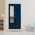 Nilkamal Electra 2 Door Wardrobe with Mirror (Blue / Ivory)