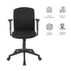 Nilkamal Gary Low Back Chair (Black)