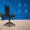 Nilkamal Thames Mid Mesh Back Chair (Black)