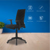 Nilkamal Thames Mid Mesh Back Chair (Black)