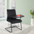 Nilkamal Thames Training Mesh Chair with Bookshelf (Black)