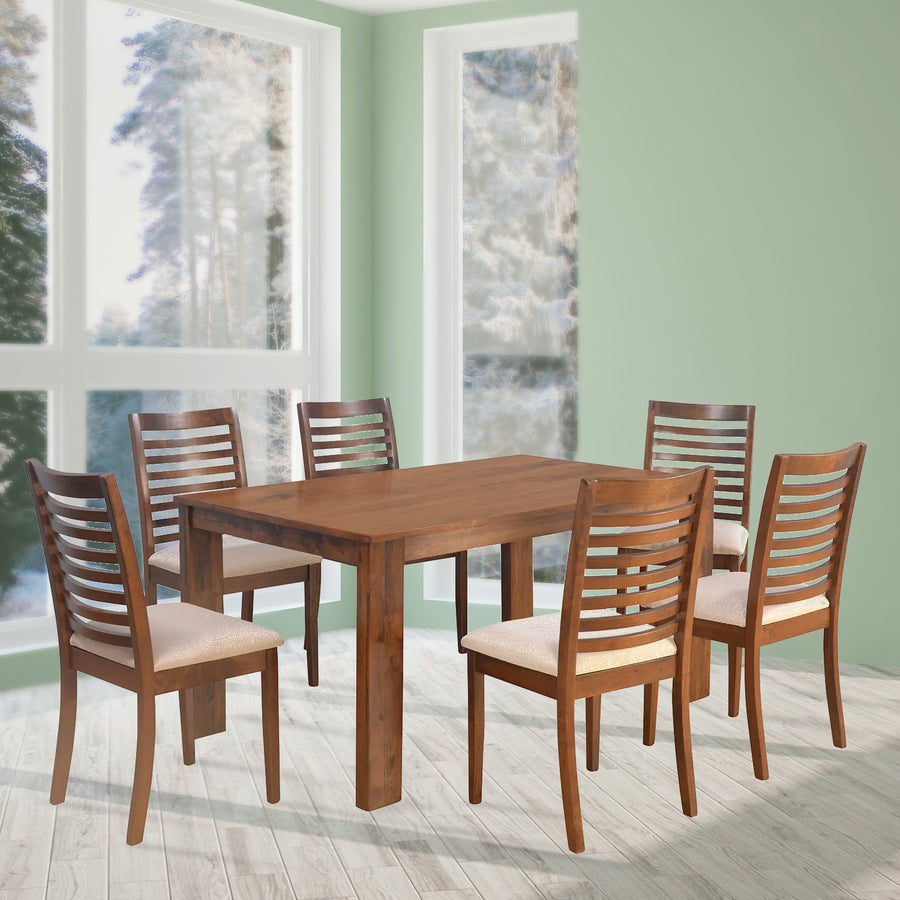 Nilkamal Togo 6 Seater Dining Set (Oak)