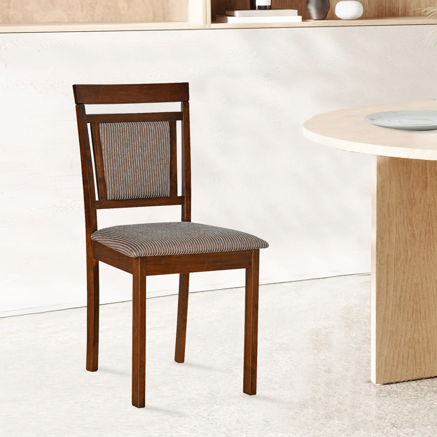 Nilkamal Tune Dining Chair (Walnut)