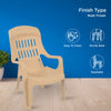 Nilkamal Weekender Plastic Arm Chair (Biscuit)