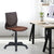 Nilkamal Zing Revolving Office Chair (Brown)