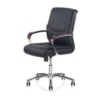 Nilkamal Boss Mid Back Chair (Black)