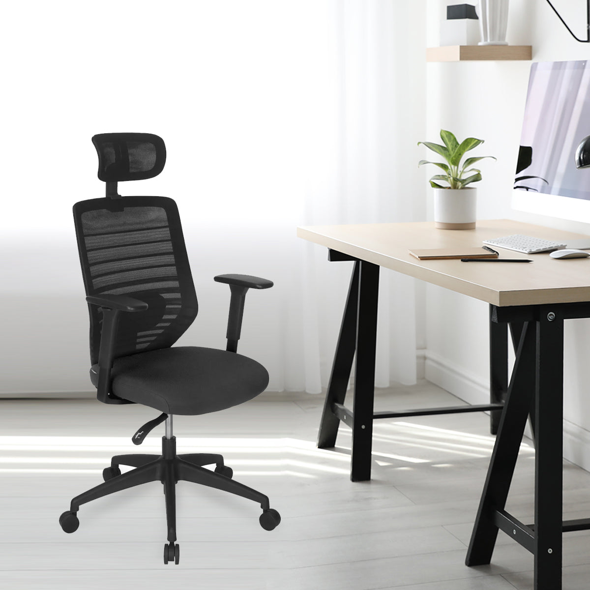 Nilkamal veneto high top back office chair