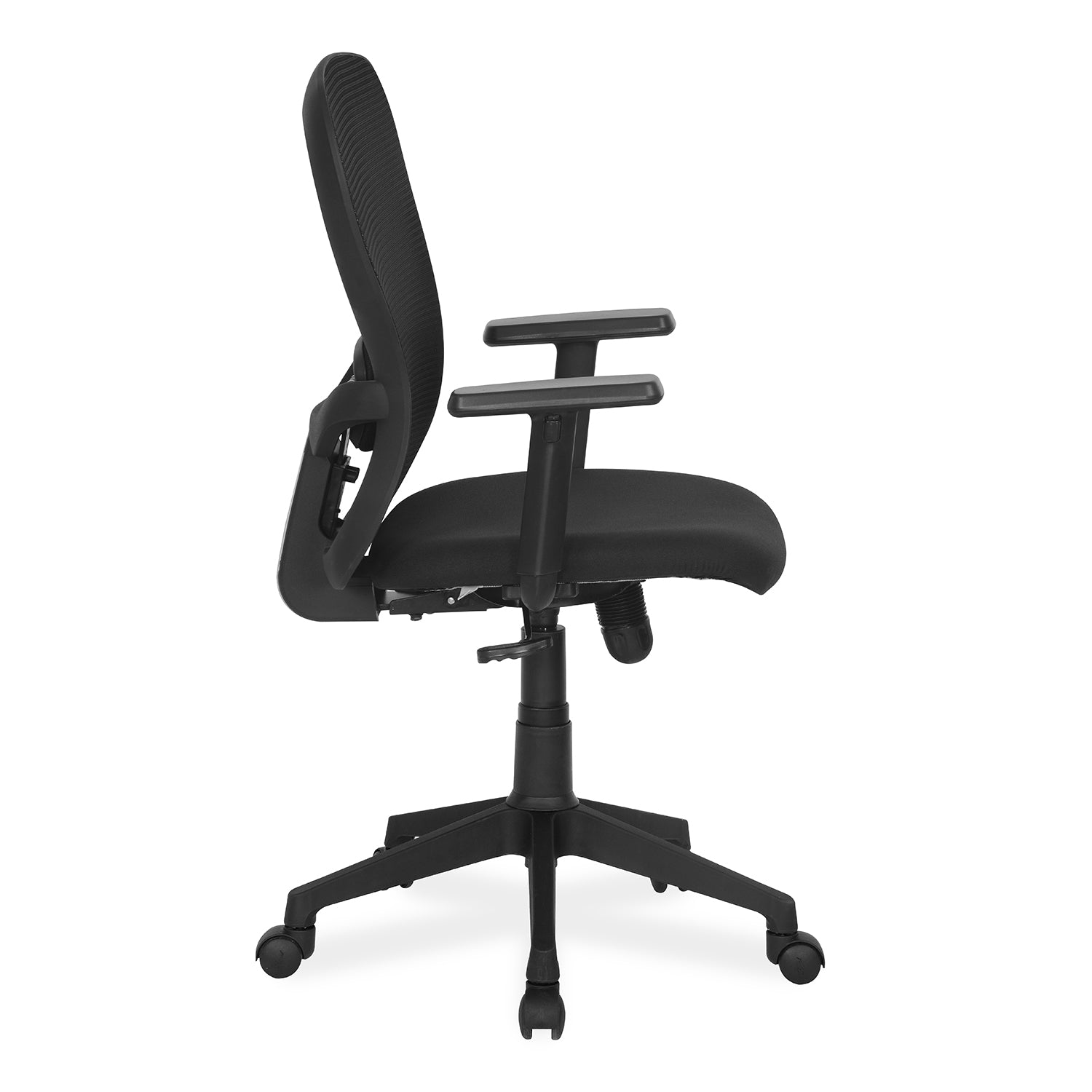 Nilkamal Alba Mid Back Office Chair (Black)