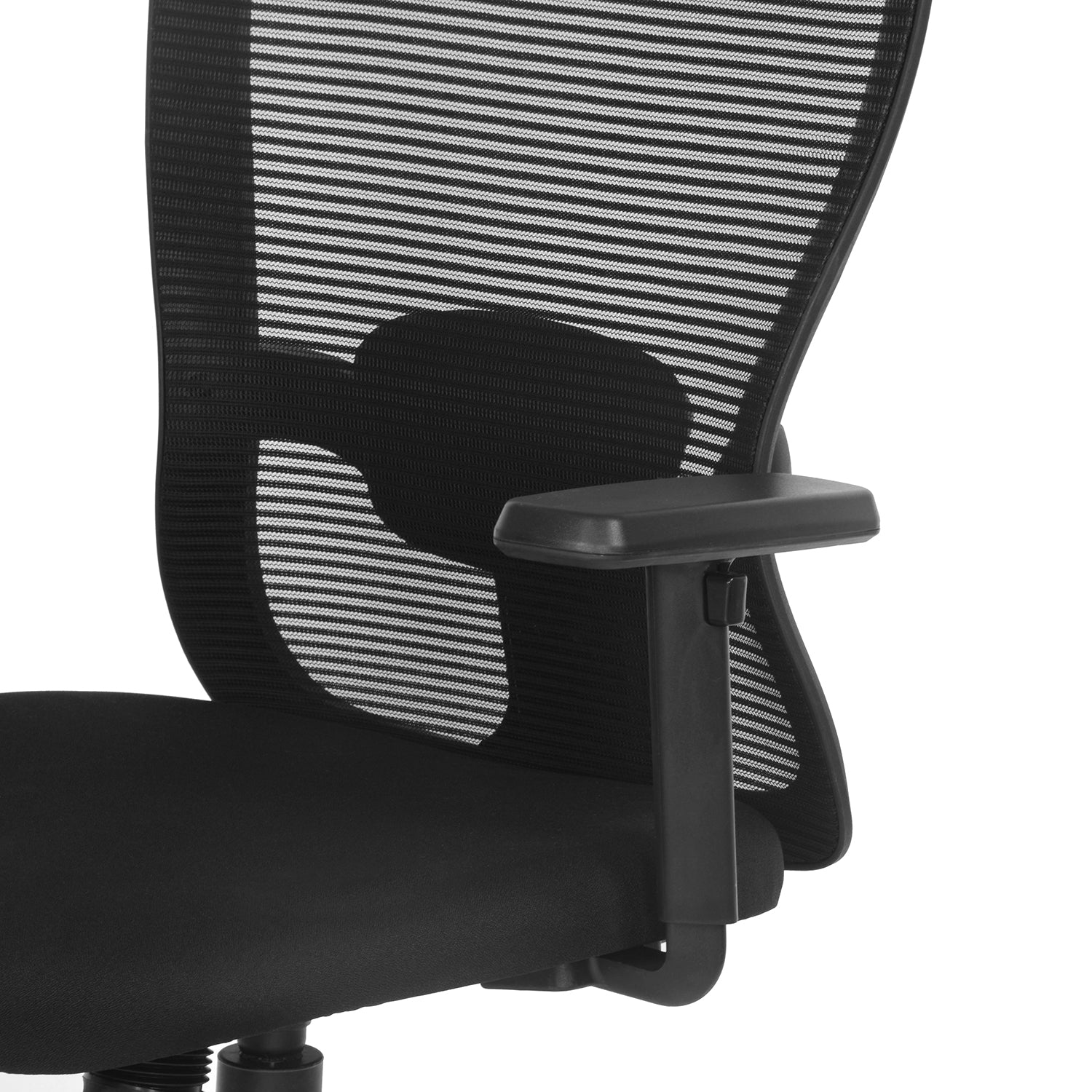 Nilkamal Alba Mid Back Office Chair (Black)