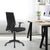 Nilkamal Thames Mid Mesh Back Chair (Black)