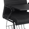Nilkamal Thames Training Fabric Chair with Writing Shelf (Black)