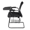 Nilkamal Thames Training Fabric Chair with Writing Shelf (Black)