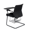 Nilkamal Thames Training Fabric Chair with Writing Shelf (Black)