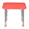 Nilkamal Orange Poppy Red Activity Desk (Square)