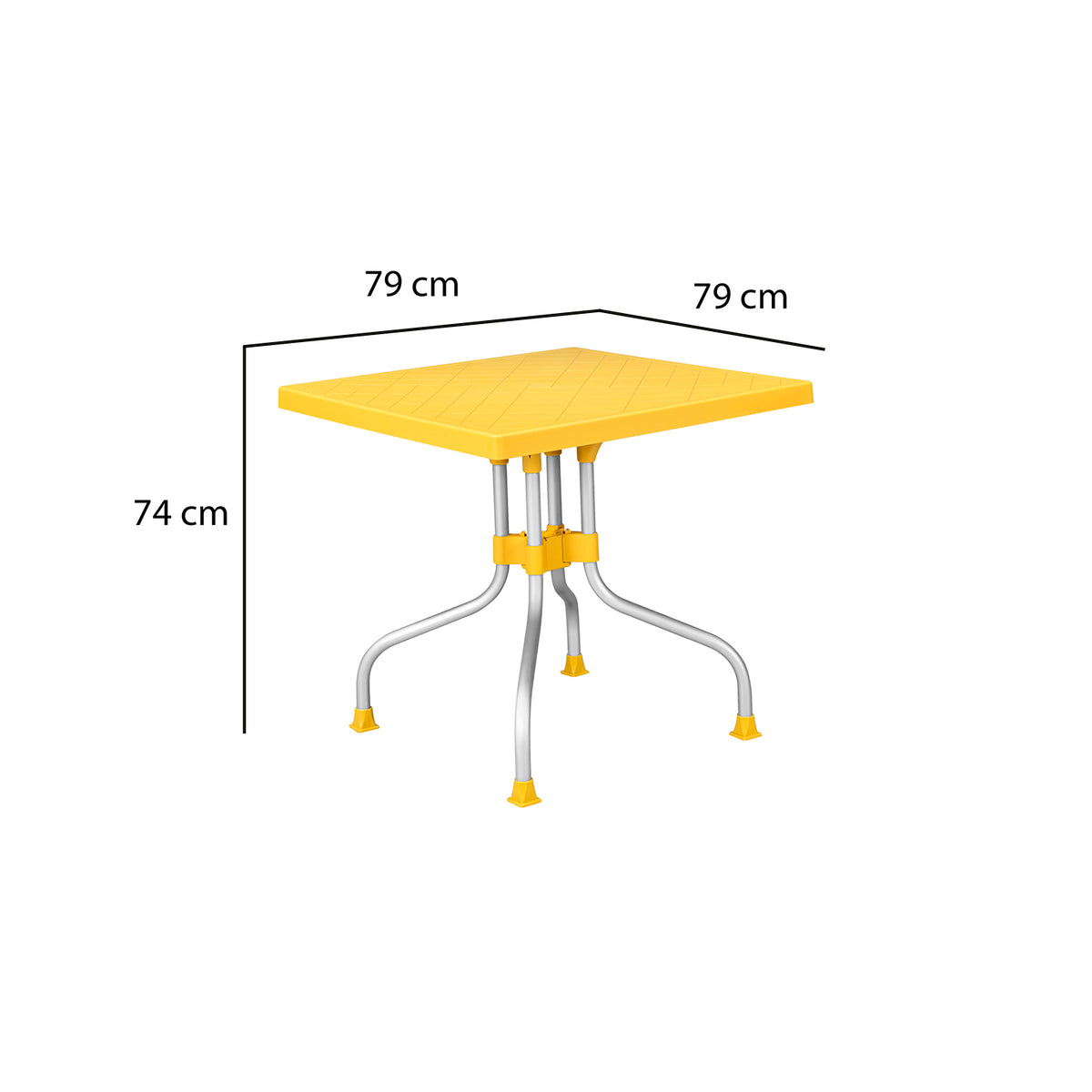 Nilkamal Orchid 4 Seater Plastic Dining Table Nilkamal Furniture