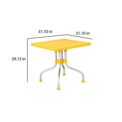 Nilkamal Orchid 4 Seater Plastic Dining Table