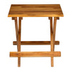 Nilkamal Pablo Teak Wood Folding Table (Natural Walnut)
