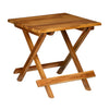 Nilkamal Pablo Teak Wood Folding Table (Natural Walnut)