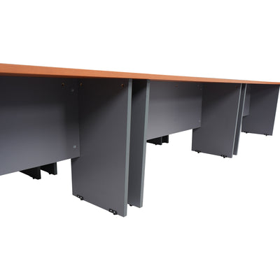 Nilkamal Parley Meeting Table (Oak / Grey)