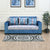 Nilkamal Petals 3 Seater Sofa (Light Grey / Blue)