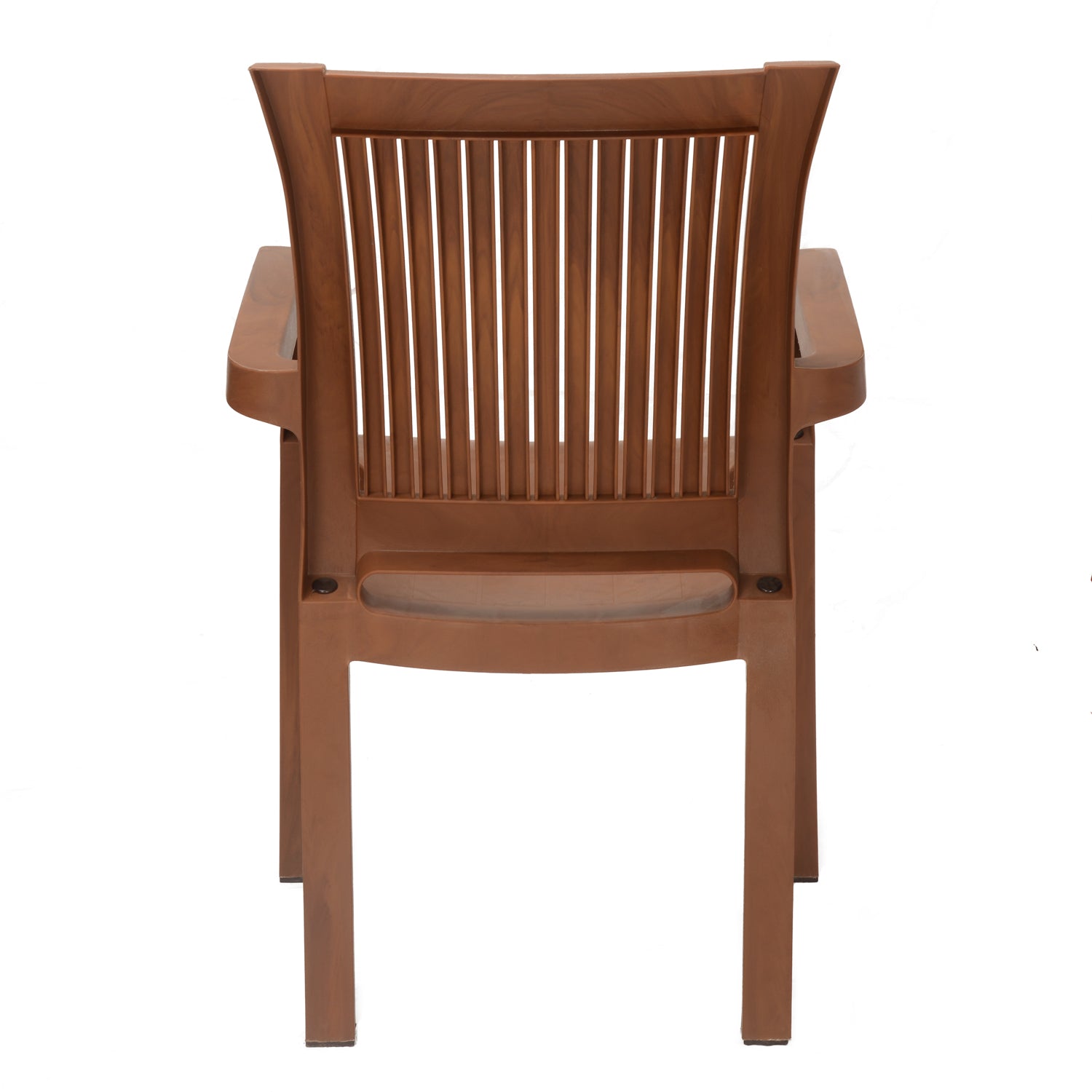 Nilkamal Platinum Plastic Arm Chair (Mango Wood)
