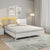 Nilkamal Plush Meta Bed   (White)