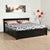 Nilkamal Portland King Bed With Storage (Dark Brown)