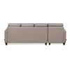 Nilkamal Protean Plus Lounger Right Hand Side Sofa (Brown)