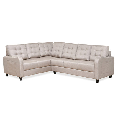 Nilkamal Protean Corner RH Sofa (Light Brown)