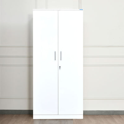 Nilkamal Rafel 2 Metal Door Wardrode (Textured White)