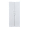 Nilkamal Rafel 2 Metal Door Wardrode (Textured White)