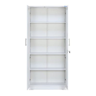 Nilkamal Rafel 2 Metal Door Wardrode (Textured White)