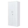 Nilkamal Rafel 2 Metal Door Wardrode (Textured White)