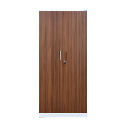 Nilkamal Rafel 2 Wooden Door Wardrode (Textured White)