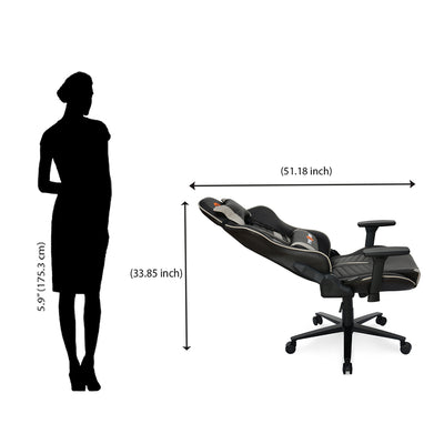 Nilkamal Fyrebird Razos Gaming Chair (Brown / Beige)