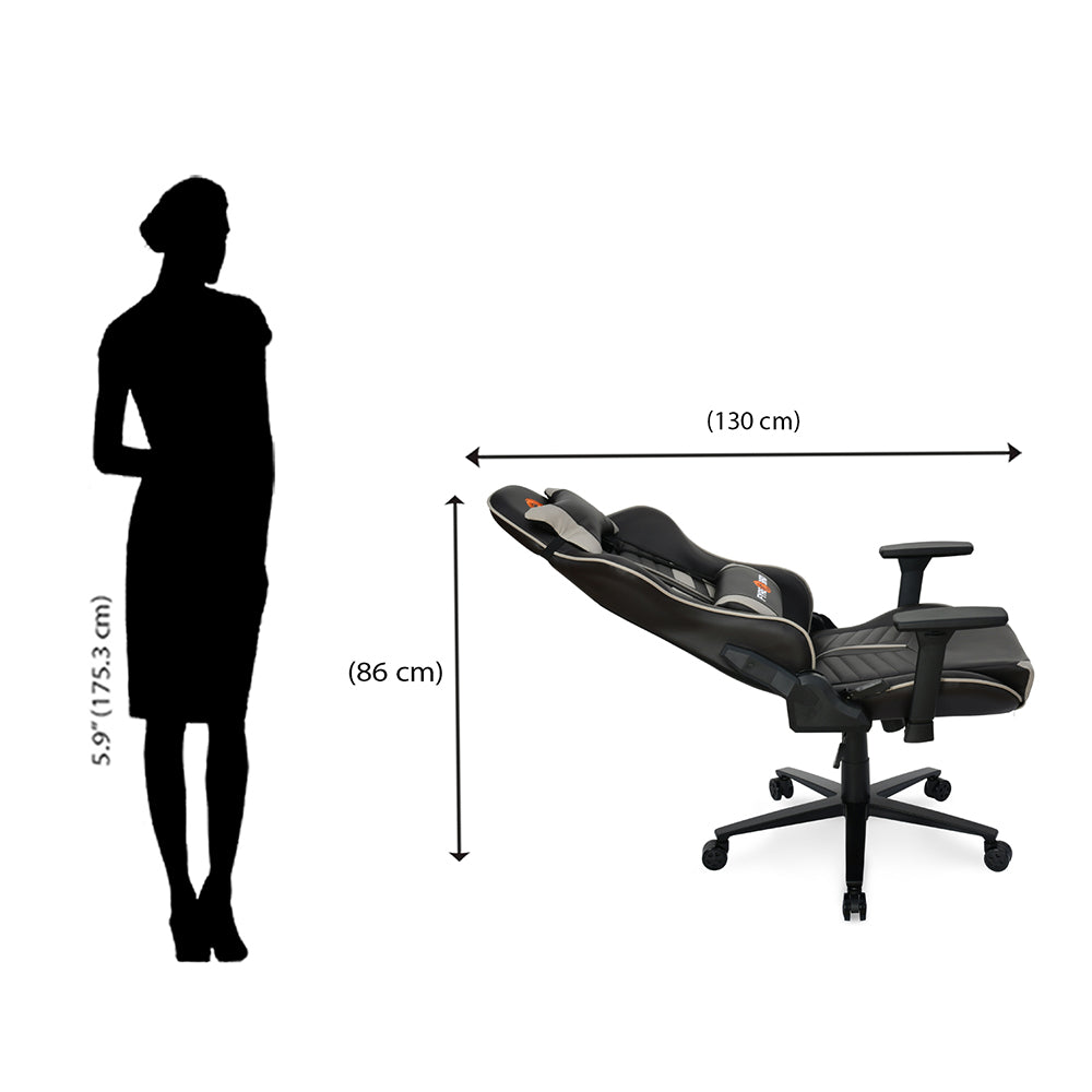 Nilkamal Fyrebird Razos Gaming Chair (Brown / Beige)