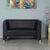 Nilkamal Reed 2 Seater Sofa (Black)